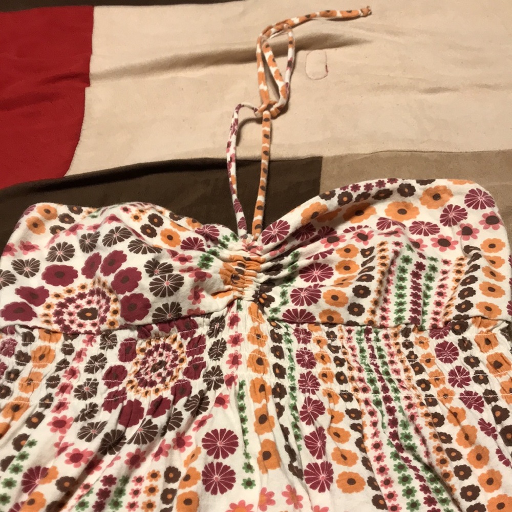 Ladies Lg tube top with neck tie - Picture 2 of 6